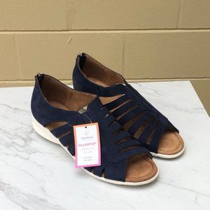 Comfortiva Parker Midnight Blue Slip On Sandals